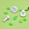 Molde de Flor Gota d'Água Primavera Tipo Empurrador Molde Artificial para Bolo Biscoito DIY Assar Fondant Suprimentos para Relevo