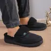 Transfronterizo Nuevo Modelo Marca Internacional Engrosadas y Forradas de Felpa Diseño de Tapa Plegable Esquema de Colores Dopamina Pantuflas Deportivas Unisex