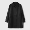 Chaqueta corta/gabardina media-larga de ante Sami, abrigo de trabajo para mujer, ropa de mujer, nueva colección otoño 2026