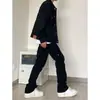 Jeans de Verano Nuevos 2024 para Hombre, Estilo Hong Kong, Letra Personalizada, Hip-hop, de Moda, High Street, Pantalones de Moda