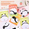 Notas Adhesivas de Dibujos Animados Pegatinas de Notas Estilo Ins de Alto Valor Lindo Panda Pegatinas de Notas Adhesivas