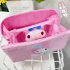 Estojo de lápis de cachorro melodia Coulomy bolsa de armazenamento de desenho animado peixe feio bolsa de cosméticos fofa bolsa de armazenamento de papelaria