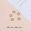 Aleación de Oro Retro Flor de Loto de Cinco Pétalos Círculo de Perlas Qiankun Pulsera Collar DIY Hecho a Mano Accesorios de Joyería de Aleación Venta al por Mayor