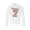 Camiseta de manga larga para hombre con estampado de retrato retro americano, estilo callejero INS, cuello redondo, corte holgado, casual, top de primavera y otoño