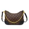 Bolsa Transversal com Corrente, Estampa Vintage, Bolsa de Ombro de Luxo, Bolsa de Mão Estilosa, Novo Estilo, Elegante Bolsa Feminina para Início de Primavera 2026