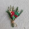 Buquê de Flores Secas Produto Acabado Mini Buquê de Flores Preservadas Lembrancinha de Festa Arranjo de Flores para Pendurar na Parede Moldura de Foto DIY Material de Flor Leque