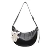Bolso Casual de Moda con Personalidad Simple para Mujer, con una Textura de Moda, Bolso de Hombro Único Cruzado, Bolso Tipo Dumpling de Nicho Primavera 2026