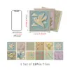 Papel Pintado Autoadhesivo Creativo Meiji Dormitorio Autoadhesivo Cocina Impermeable a Prueba de Aceite Pegatinas de Pared de Espuma Azulejos Decorativos Transfronterizos