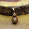 Madera de Azufaifo Golpeada por Rayo Natural Cabeza de Dragón Zhao Gongming Calabaza Pequeña Atrae Riqueza Colgante Finamente Tallado Adelfa Calabaza Dorada Hecho a Mano