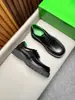 Sapatos Formais Masculinos BV Comércio Exterior Exclusivo Couro de Boi de Primeira Camada Bloqueio de Cores Forro Verde Bico Redondo Cadarço Sapatos Oxford Multicor Para o Dia a Dia Sapatos de Couro