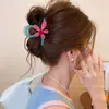 Presilhas de Cabelo Série Oceano com Flores Preservadas, Estrelas-do-Mar, Conchas e Frutas para Viagens à Beira-Mar e Fotos de Férias
