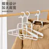 Estante retráctil para secar ropa con capucha Sudadera con capucha Molde para secar Ropa Resistente al viento Portátil Plegable Colgador de plástico para ropa sin marcas