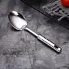 Utensilios de Cocina Espátula de Cocina de Acero Inoxidable de 0.6 mm, Suministros de Cocina para el Hogar, Espumadera, Juego Diario de Cocina