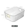 Caja de almacenamiento de cosméticos de escritorio de lujo ligera, de acrílico, para mascarillas faciales, cuidado de la piel, tocador, artículos diversos, mesa de té, cesta de almacenamiento para refrigerios