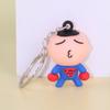 Llavero de Muñeco de Dibujos Animados 3D de Plástico Blando para Mochila Escolar de Estudiante, Llavero de PVC, Colgante de Regalo Pequeño para Niños