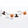Suministro exclusivo transfronterizo: Sombrero de Bruja, Fantasma, Calabaza, Pancarta Espeluznante de Fieltro, Decoración para Fiesta de Halloween, Servicio OEM