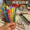 Marcador Acrílico Bolígrafo de Acuarela a Presión 36 Colores Impermeable Color No se Cae Color Estudiante Bolígrafo para Pintar Bolígrafo para Dibujar