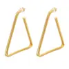 Pendientes Geométricos Simples Elegantes Transfronterizos Europeos y Americanos para Mujer Moda Tendencia Estilo Ins Japonés y Coreano Pendientes Rectangulares Huecos