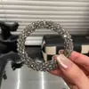 Cuerda para el Cabello con Cuentas de Cristal para Mujer 2025 Nueva Cuerda de Cabello de Gama Alta Tendón de Goma Alta Elasticidad Duradera Anillo para el Cabello Accesorios para el Cabello Adorno para la Cabeza
