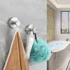 Gancho Potente con Ventosa, Gancho de Vacío Adhesivo para Baño, Sin Rastro, No Requiere Taladro, Gancho de Ventosa para Puerta de Acero Inoxidable