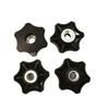 Perilla de Plástico Hexagonal con Agujero Pasante de 70 mm-M12 Tuerca de Goma Tornillo de Mano Tuerca Cabeza de Goma Fabricante