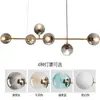 Lustre de sala de estar de luxo leve, luminária de sala de jantar moderna minimalista Zhongshan, luminária de iluminação residencial estilo nórdico, luz principal de quarto feijão mágico, ferro
