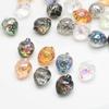 13*16mm Agujero Horizontal Cristal de Fresa Vidrio Cuentas Sueltas DIY Hecho a Mano Accesorios para el Cabello Pulsera Aretes Accesorios Ropa