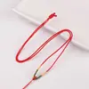 Cordón para colgante fino tejido a mano Cordón de collar ajustable Diseño envuelto Colgante de jade Accesorios de joyería de esmeralda