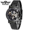 Reloj mecánico automático winner256 para hombre, de negocios, con fondo hueco