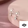 Pendientes de Aro Lisos con Pasador de Plata 925 para Mujer 2025 Nuevo Popular Diseño de Nicho Pendientes de Gama Alta Pendientes de Lujo Accesible