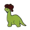 Broche Insígnia Desenho Animado Dinossauro Acessórios para Roupa Mochila Alfinete Insígnia de Liga Venda Quente Transfronteiriça Em Estoque Atacado