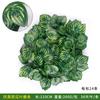 Venda por atacado simulação de cola de rattan planta verde simulação de folha de rabanete verde folha de uva decoração de vime home dress simulação de vime Rattan