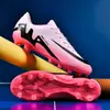 Chuteiras de Futebol Modelo Novo 2025 Transfronteiriças para Homens e Mulheres, Adequadas para Alunos do Ensino Fundamental e Médio, Competição e Treinamento, Travas Tf para Crianças e Adultos, Atacado, Antiderrapante