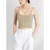 Camisola Nueva Colección Primavera Verano con Copas y Hermoso Diseño en la Espalda, de Botones al Frente, Adecuada para Usar en Capas o Sola, Estilo Corto