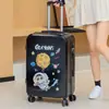 Maleta de Equipaje Femenina con Dibujos Animados de 20 Pulgadas 24 Pulgadas 26 Ruedas Universales Caja con Contraseña 26 Maleta Duradera y Resistente Maleta de Viaje