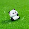 Miniaturas Fofas de Panda de Bambu para Micro-Paisagens, Acessórios DIY para Decoração de Jardim, Mini Enfeites