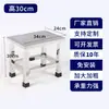Taburete Cuadrado de Acero Inoxidable, Taburete Espesor para Taller Libre de Polvo de Laboratorio, Taburete Alto para Hospitales y Escuelas, Taburete de Operación para Trabajadores de Fábrica de Alimentos