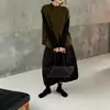 Chaleco Cardigan de Punto Otoño 2026 para Mujer, 100% Lana Pura, Estilo Europeo, Chaleco Suéter Casual Otoño/Invierno