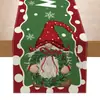 Camino de mesa estilo americano navideño, mantel largo estilo americano navideño, camino de mesa festivo para decoración del hogar, venta al por mayor para ventas transfronterizas