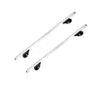 Portaequipajes universal con cerradura portaequipajes de techo para coche barra transversal portaequipajes de viaje para coche SUV portaequipajes de aleación de aluminio 52IN