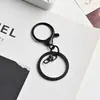 Conjunto de 3 Peças de Pingente para Chaveiro com Fecho Lagosta Metálico Pintado Colorido Acessórios para Joias DIY Anel de Chaveiro