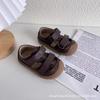 Sandálias pequenas para crianças primavera e verão sapatos de bebê fundo macio antiderrapante sapatos de bebê para meninos sapatos 1 a 2 anos de idade sapatos da menina
