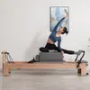 Cama Pilates Core de Madera de Haya Equipo Grande Juego de Cinco Piezas Estudio de Yoga Equipo de Coaching Privado Gimnasio Comercial Entrenamiento de Core