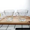 Caneca de Vidro Espesso com Alça Criativa para Restaurante Familiar, Copo de Suco, Copo de Café, Copo de Leite para Café da Manhã, Xícara de Chá
