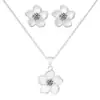 Set de Collar y Aretes Florales para Mujer Transfronterizo de Amazon 2026, Elegante y Versátil Exquisito Set de Joyería