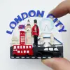 Resina Britânica Londres Torre do Relógio Ônibus Soldado Caixa de Correio Cultural e Criativo Ímã de Geladeira Criativo Souvenir de Viagem Adesivo Magnético