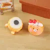 Imanes de Nevera de Osito de Pan 3D Juguetes de Comida de Resina Pegatinas Magnéticas de Donut Croissant Pegatinas Decorativas de Nevera de Dibujos Animados