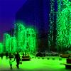 Luzes LED de paisagem, jardim, pátio, chão, luzes decorativas, fibra óptica artificial, luzes LED dente-de-leão ao ar livre