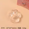Juguete Squishy con Forma de Pata de Gato Crema Pegamento Accesorios DIY Juguete de Goma Blanda Gadget para Aliviar el Estrés Celebridad de Internet Piezas de Resina