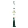 Saquito Luminoso de Loto Hueco Borla Cadena Brillante para Teléfono Colgante Estilo Retro Colgante Personalizado Broche Hanfu